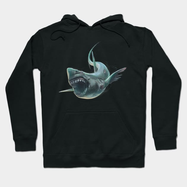 Just Ghost Shark! Hoodie by scarypet